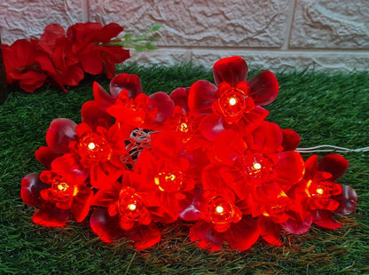 Big Silicon Flower String Light - 4 Meter