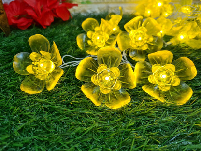 Big Silicon Flower String Light - 4 Meter