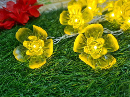 Big Silicon Flower String Light - 4 Meter