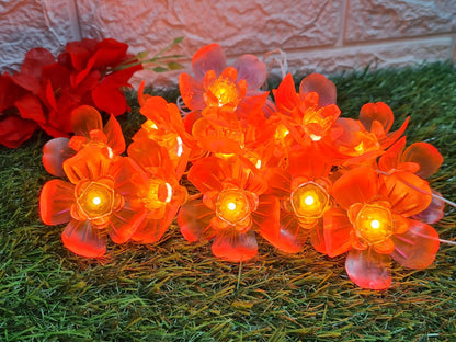 Big Silicon Flower String Light - 4 Meter