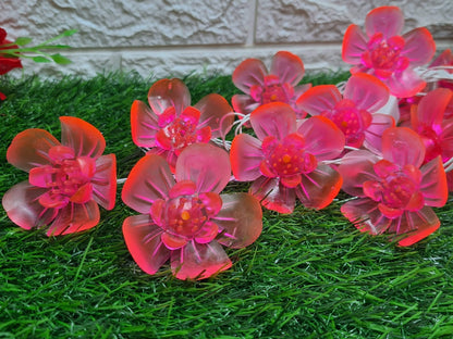 Big Silicon Flower String Light - 4 Meter