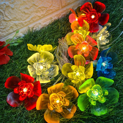 Big Silicon Flower String Light - 4 Meter