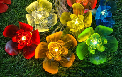 Big Silicon Flower String Light - 4 Meter