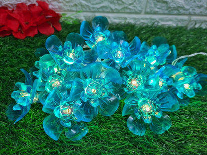 Big Silicon Flower String Light - 4 Meter