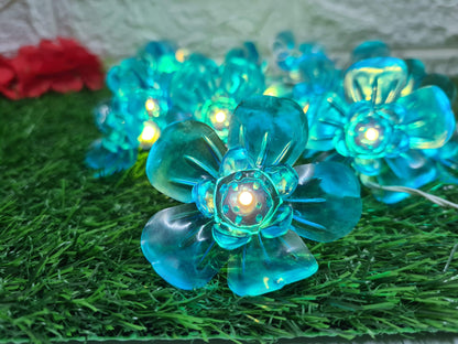 Big Silicon Flower String Light - 4 Meter
