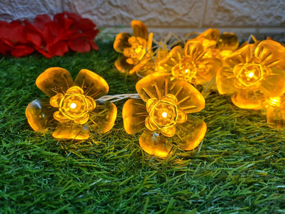 Big Silicon Flower String Light - 4 Meter