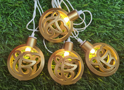 Om, Satiya, Shree, Ek-Onkar - String Light - 4 Meter