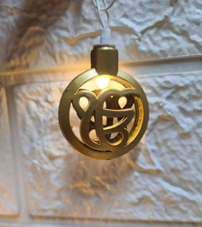 Om, Satiya, Shree, Ek-Onkar - String Light - 4 Meter