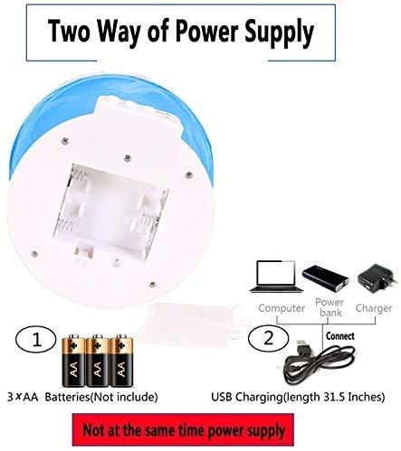 Star Moon Lamp Light USB Powered (Multicolour)
