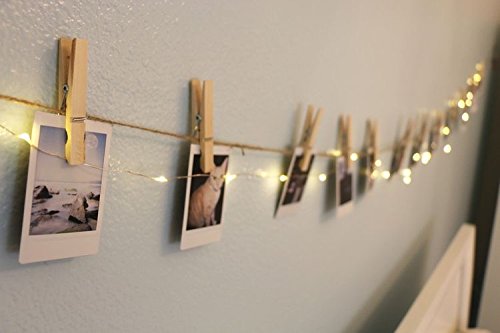 Wooden Photo Clip String Light (Warm White)