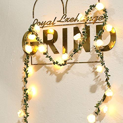 Glimmer Lightings home decoration leaf flower bedroom LED string lights for Diwali Christmas Party balcony and weddings