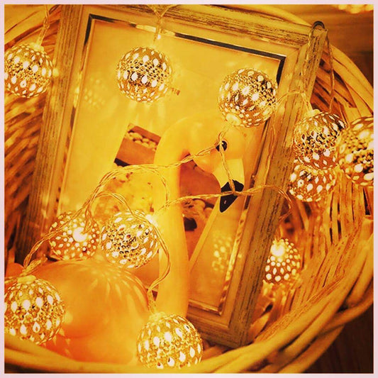 Metal Ball String Light (4 Meters)