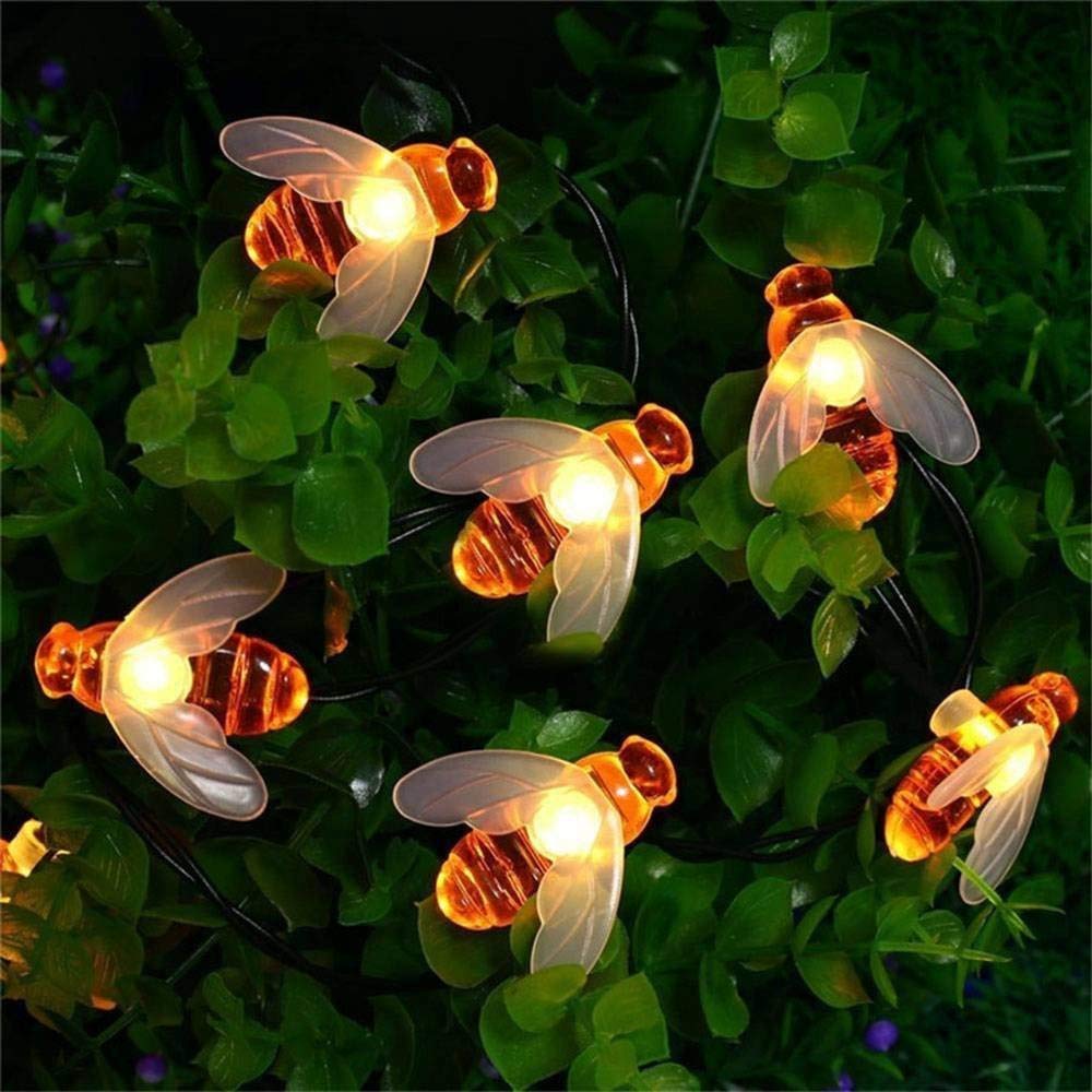 Glimmer Lightings home decoration honey bee bedroom LED string lights for Diwali Christmas Party balcony and weddings