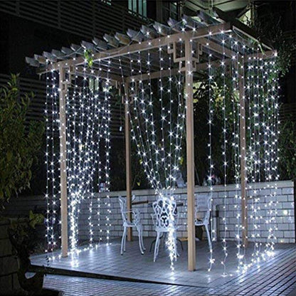 Curtain String Light (White, 9 Foot)