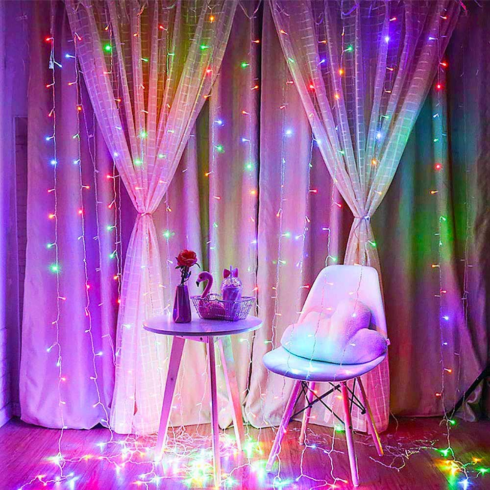 Glimmer Lightings home decoration bedroom 15 meter LED ladi string lights for Diwali Christmas Party balcony and weddings