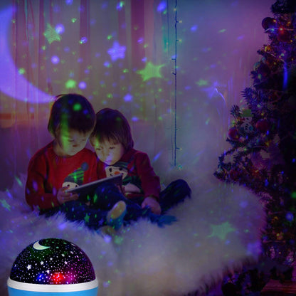Star Moon Lamp Light USB Powered (Multicolour)