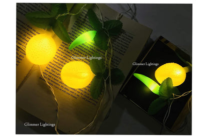Nimbu Mirchi Fruit Quirky String Light (Green, 4 Meters)