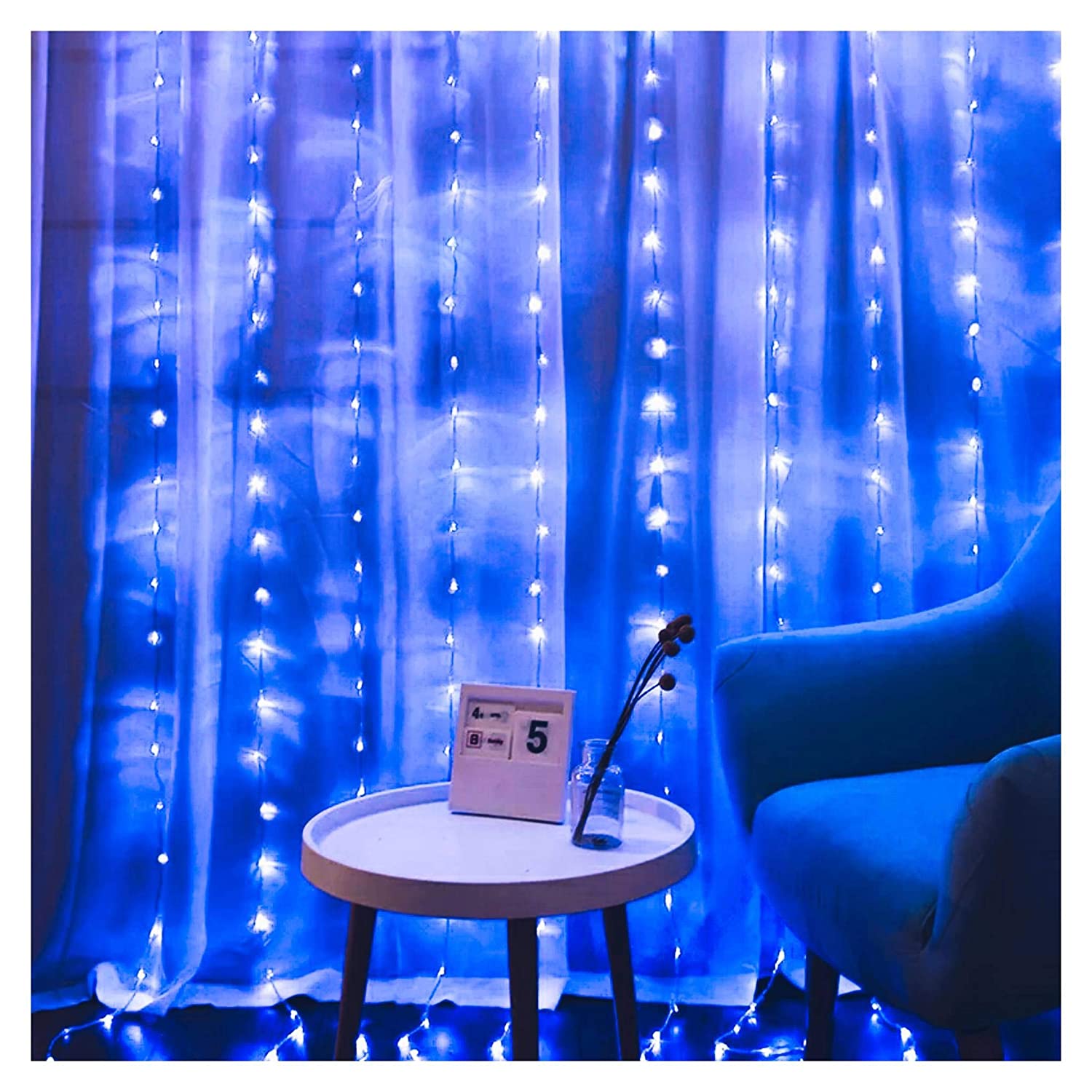 Glimmer Lightings home decoration curtain LED fairy string lights for Diwali Christmas Party and weddings