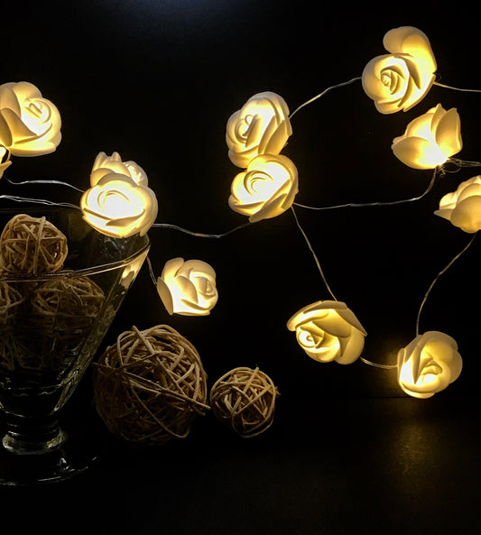 Rose String Light (Warm White, 3 Meters)