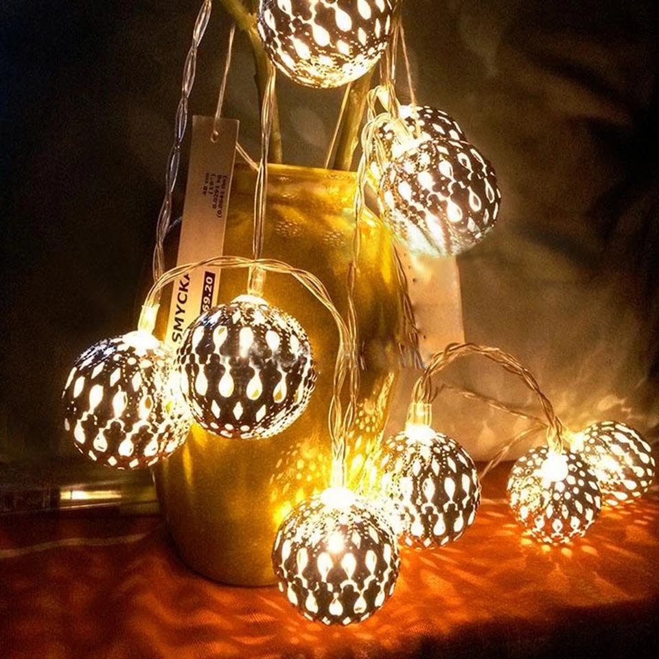Metal Ball String Light (4 Meters)