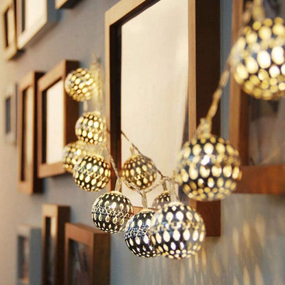 Metal Ball String Light (4 Meters)
