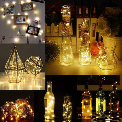 Fairy Thin String Light Battery Powered (Warm White, 3 Meters)