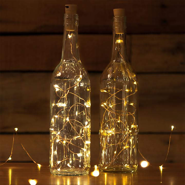 Bottle Cork String Light (Warm White, 2 Meters)