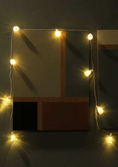 Crystal Topi String Light (Warm White, 4 Meters)