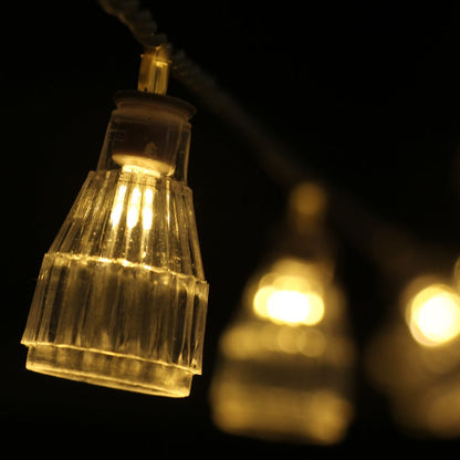 Crystal Topi String Light (Warm White, 4 Meters)