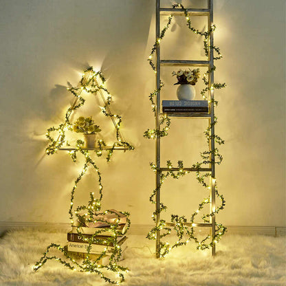Leaf Garland String Light (Warm White, 3 Meters)