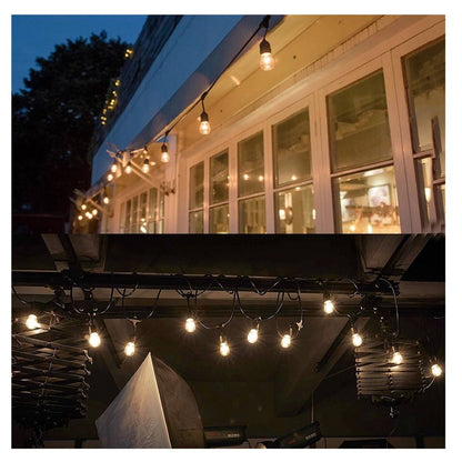 Outdoor Big Bulb String Light  With Bulbs (Warm White)