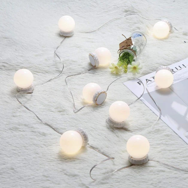 Vanity Mirror Ball Bulb Lights