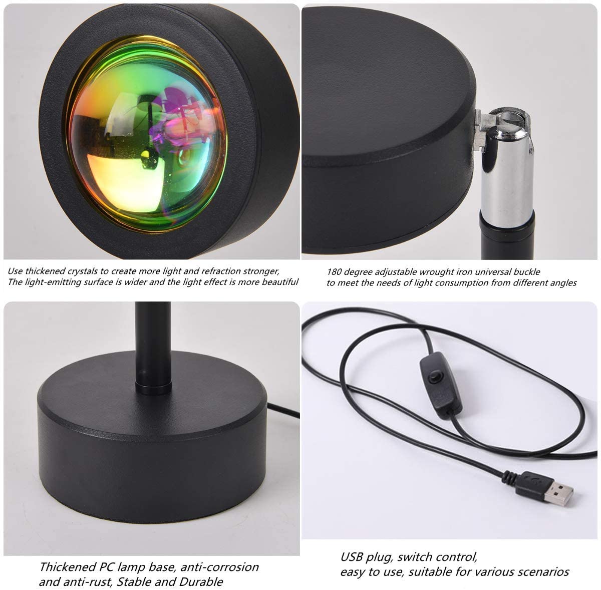 Sunset LED Lamp with Remote - 16 Colours in 1
