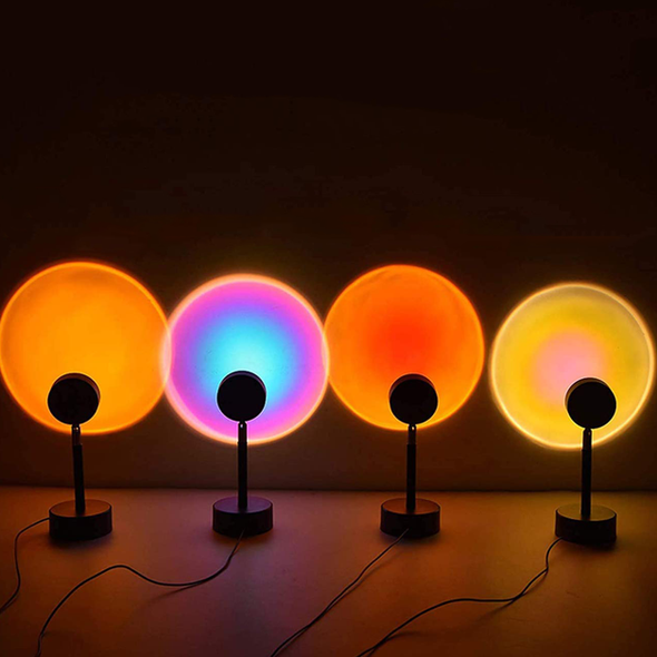 Sunset LED Lamp with Remote - 16 Colours in 1