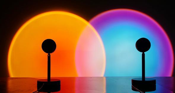 Sunset LED Lamp with Remote - 16 Colours in 1