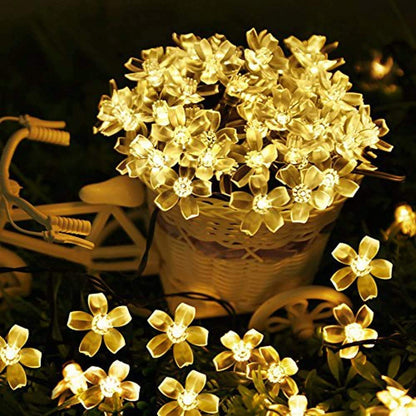 Crystal Flower String Light (Warm White, 4 Meters)