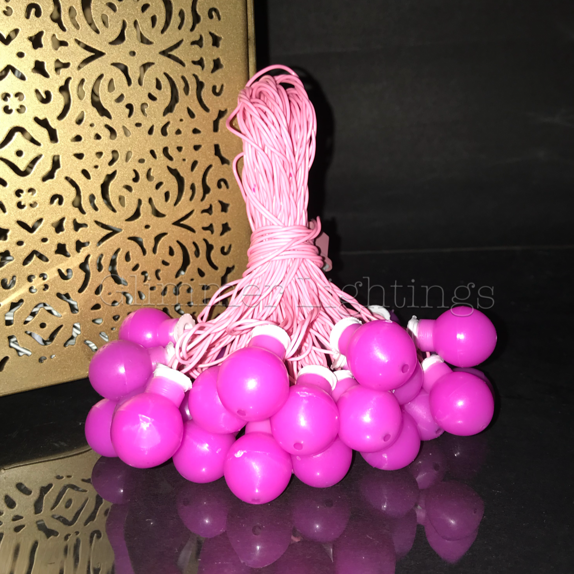 Glimmer Lightings home decoration Elegant ball fairy string lights for Diwali Christmas Party and weddings